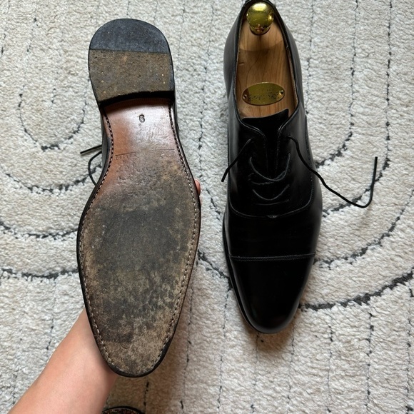 Loding’s men shiny black shoes main image 4